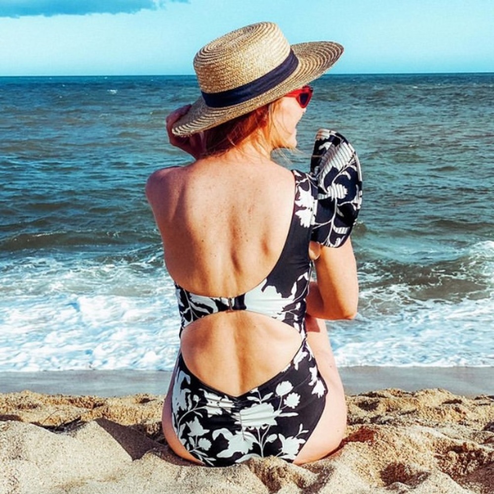 NWT Johanna Ortiz x H&M One-Shoulder Swimsuit - Picture 2 of 15